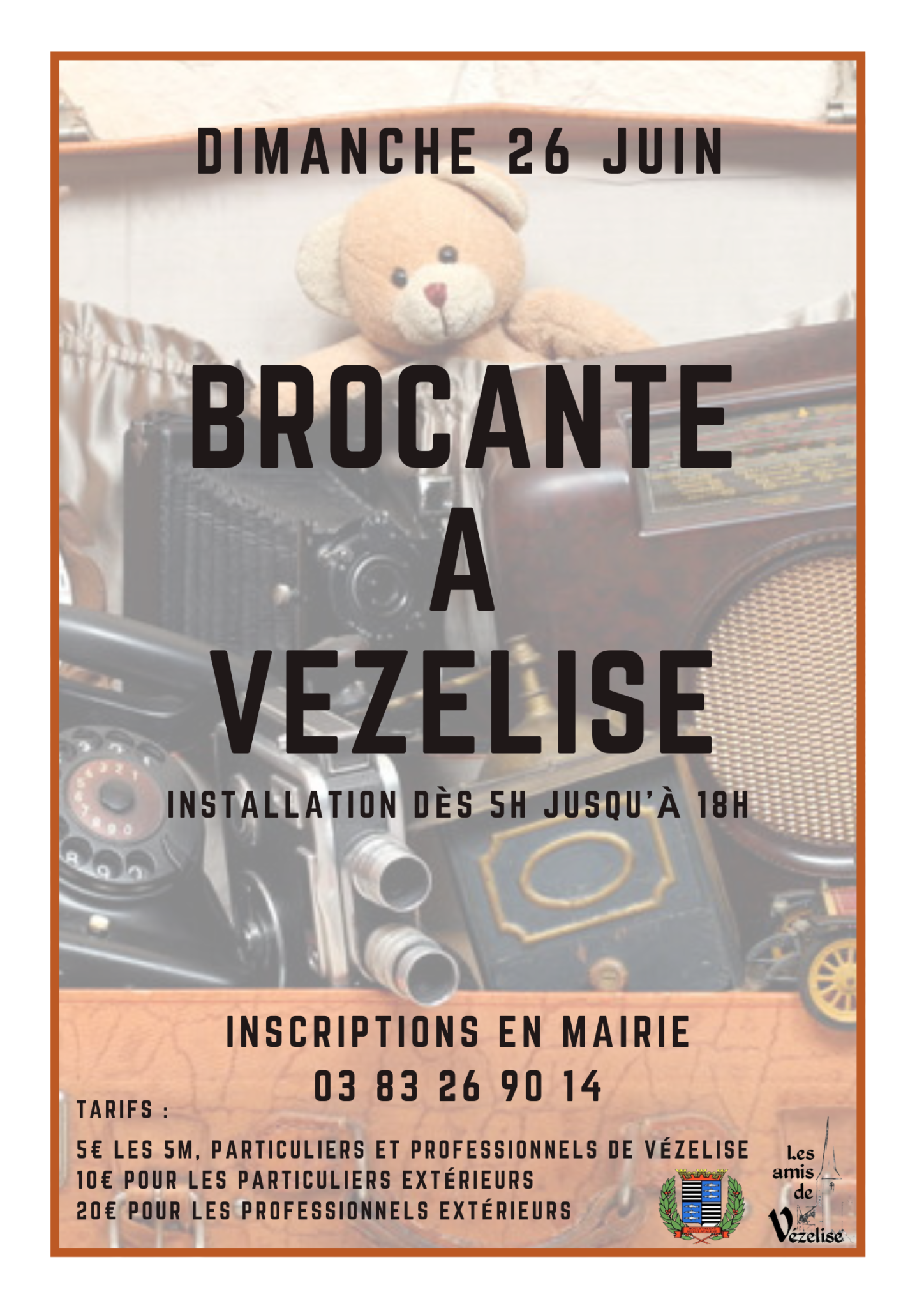 26 juin 2022 BROCANTE Site de la Mairie de Vézelise