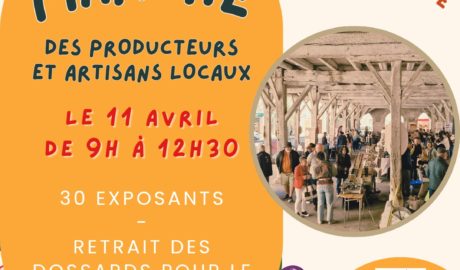 11 Avril 26 – MARCHE DES PRODUCTEURS ET ARTISANS LOCAUX