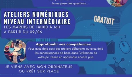 8 / 9 JUIN 26 – ATELIERS NUMERIQUES A L’ATELIER FAMILLES RURALES