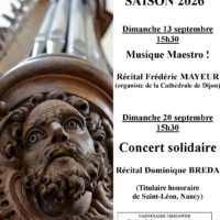 13 ET 20 SEPTEMBRE 26 – LES AMIS DE VEZELISE
