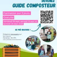 18, 19 et 26 septembre 26 – Nouvelle session de formation de Guides composteurs (Gratuit)